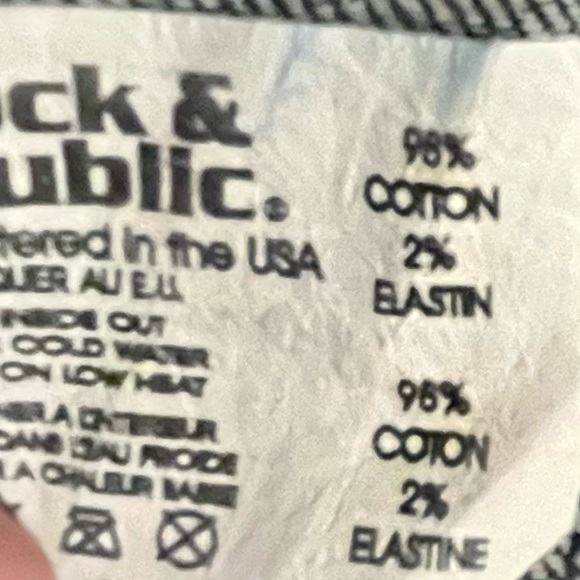 Rock & Republic size 27 (4) mini denim skirt🔥‼️ - Picture 5 of 5